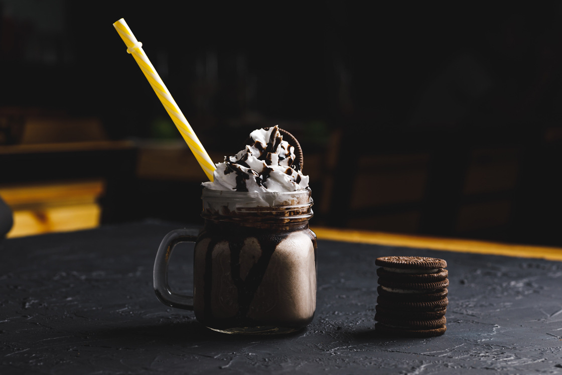 polo-restaurant Chocolate Milk Icecream with OREO